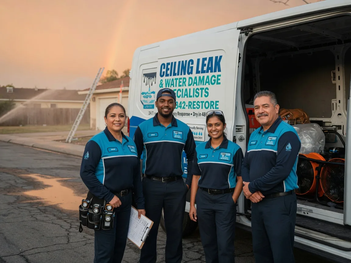 Ceiling Leak Cleanup company in Pettus, TX